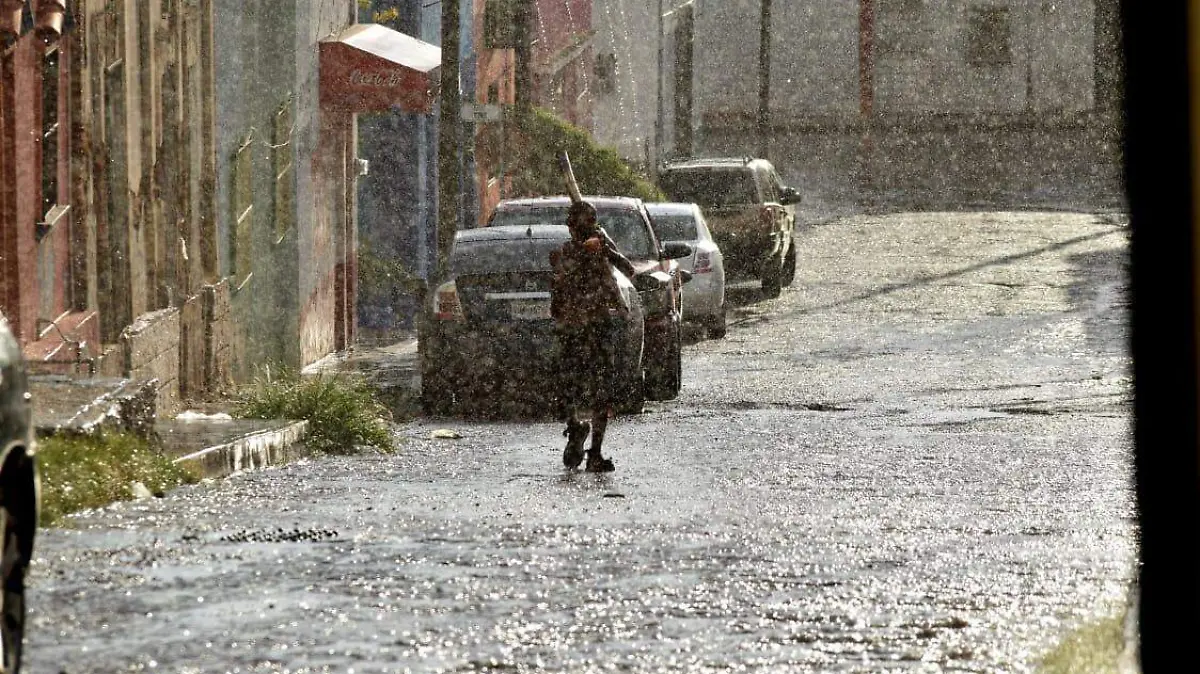 lluvia niños